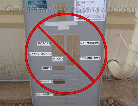 electrical enclosure labels|labeling on electrical panels.